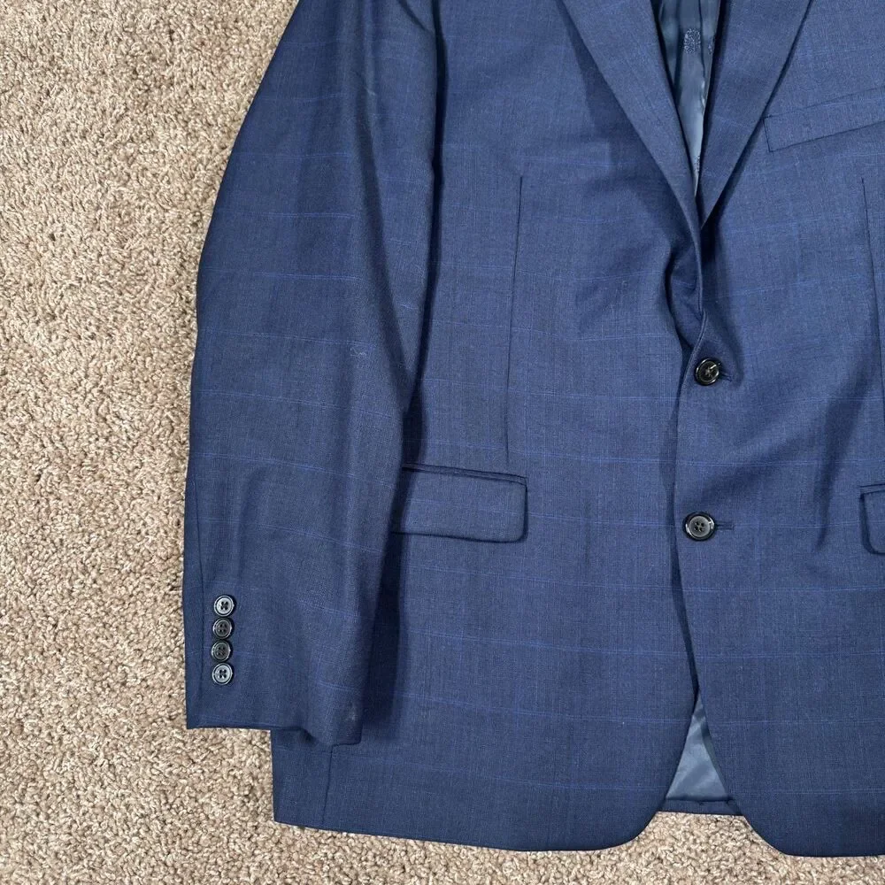 Lauren Ralph Lauren Blazer Men 42 R Blue Wool Blend Blazer